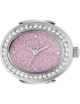Invicta Mini Ring 49595 Orologio da Donna - Movimento al Quarzo - Acciaio Inossidabile con Quadrante Rosa - 24 mm