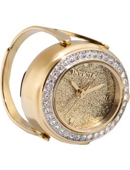 Invicta Mini Ring 49598 Orologio da Donna - Movimento al Quarzo - Acciaio Inossidabile con Quadrante Dorato - 24 mm