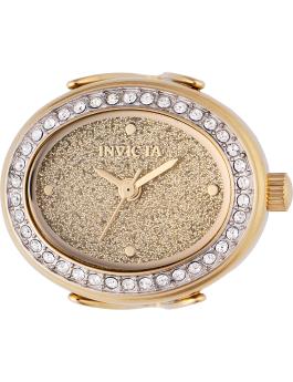 Invicta Mini Ring 49598 Orologio da Donna - Movimento al Quarzo - Acciaio Inossidabile con Quadrante Dorato - 24 mm