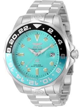 Invicta Grand Diver 49917 Relógio Masculino - Movimento Automático - Aço Inoxidável com Mostrador Azul - 47 mm