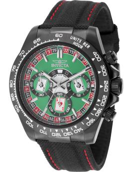 Invicta Speedway 50517 Men's Watch - Quartz Movement - Stainless Steel with Green Dial - 40 mm