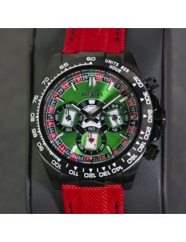 Invicta Speedway 50518 Men's Watch - Quartz Movement - Stainless Steel with Green Dial - 40 mm