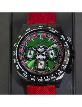 Invicta Speedway 50518 Men's Watch - Quartz Movement - Stainless Steel with Green Dial - 40 mm
