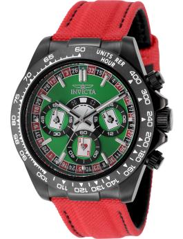 Invicta Speedway 50518 Men's Watch - Quartz Movement - Stainless Steel with Green Dial - 40 mm