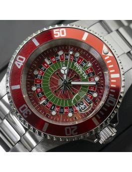 Invicta Pro Diver 50519 Orologio da Uomo - Movimento al Quarzo - Acciaio Inossidabile con Quadrante Rosso - 40 mm