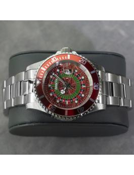 Invicta Pro Diver 50519 Reloj de Hombre - Movimiento de Cuarzo - Acero Inoxidable con Esfera Roja - 40 mm
