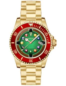 Invicta Pro Diver 50522 Orologio da Uomo - Movimento al Quarzo - Acciaio Inossidabile con Quadrante Verde - 40 mm