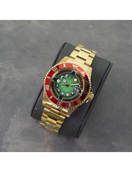 Invicta Pro Diver 50522 Reloj de Hombre - Movimiento de Cuarzo - Acero Inoxidable con Esfera Verde - 40 mm
