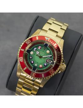 Invicta Pro Diver 50522 Reloj de Hombre - Movimiento de Cuarzo - Acero Inoxidable con Esfera Verde - 40 mm