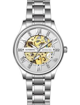 Invicta Objet D Art 69117 Relógio Masculino - Movimento Automático - Aço Inoxidável com Mostrador Prateado - 40 mm