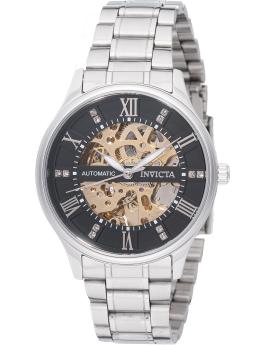 Invicta Objet D Art 69118 Relógio Masculino - Movimento Automático - Aço Inoxidável com Mostrador Preto - 40 mm