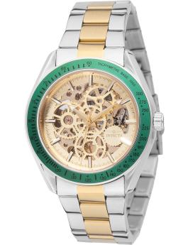 Invicta Objet D Art 69454 Orologio da Uomo - Movimento Automatico - Acciaio Inossidabile con Quadrante Dorato - 43 mm