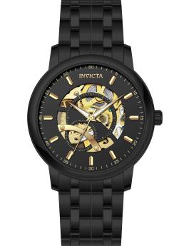 Invicta Objet D Art 69506 Orologio da Uomo - Movimento Automatico - Acciaio Inossidabile con Quadrante Nero - 43 mm