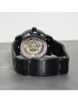Invicta Objet D Art 69506 Herrenuhr - Automatikwerk - Edelstahl mit schwarzem Zifferblatt - 43 mm