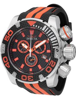 Invicta Sea Hunter 48993 Orologio da Uomo - Movimento al Quarzo - Acciaio Inossidabile con Quadrante Nero - 52 mm