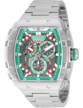 Invicta Invicta Racing 49219 Reloj de Hombre - Movimiento de Cuarzo - Acero Inoxidable con Esfera Azul - 47 mm