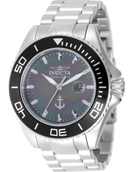 Invicta OCEAN VOYAGE 49644 Herrklocka - Kvartsverk - Rostfritt Stål med Moderpärlskiva - 48 mm