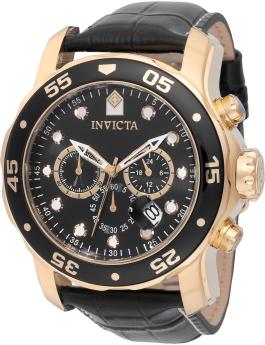 Invicta Pro Diver 49833 Relógio Masculino - Movimento Quartz - Aço Inoxidável com Mostrador Preto - 48 mm