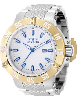Invicta Subaqua - Noma III 50052 Ανδρικό ρολόι - Μηχανισμός Quartz - Ανοξείδωτο ατσάλι με ασημί καντράν - 50 mm