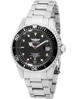Invicta OCEAN VOYAGE 50143 Herreur - Quartz Urværk - Rustfrit Stål med Sort Zifferblad - 37 mm