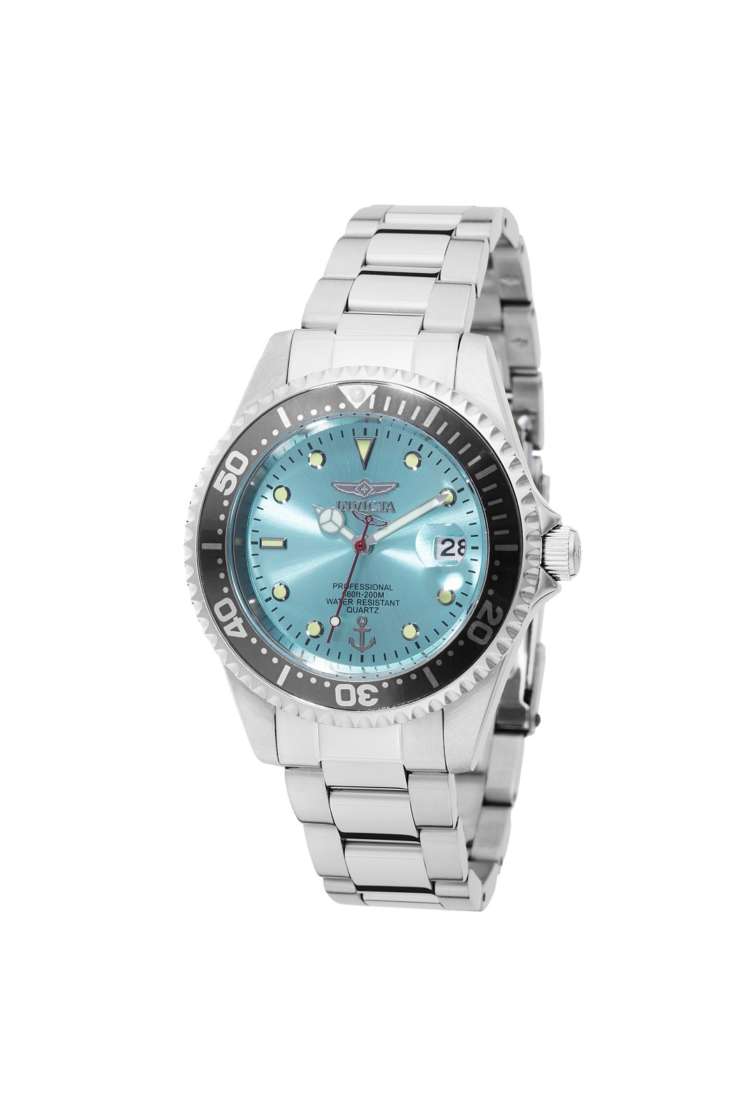 Invicta OCEAN VOYAGE 50145 Herreur - Quartz Urværk - Rustfrit Stål med Blå Zifferblad - 37 mm