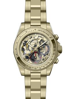 Invicta Speedway 50271 Men's Watch - Quartz Movement - Stainless Steel with Gold Dial - 39 mm