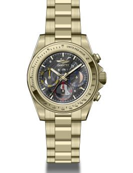 Invicta Speedway 50272 Relógio Masculino - Movimento Quartz - Aço Inoxidável com Mostrador Preto - 39 mm
