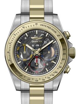 Invicta Speedway 50275 Men's Watch - Quartz Movement - Stainless Steel with Black Dial - 39 mm