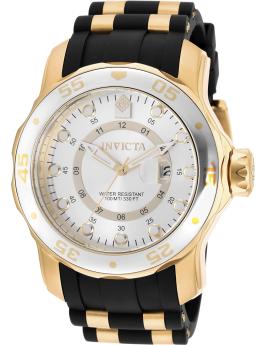 Invicta Pro Diver - SCUBA 6995 Men's Watch - Quartz Movement - Stainless Steel with Silver Dial - 48 mm