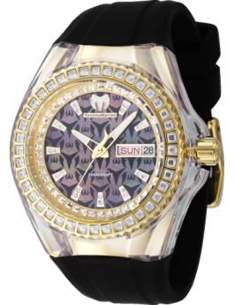 TechnoMarine Cruise TM-121175 Reloj de Mujer - Movimiento de Cuarzo - Acero Inoxidable con Esfera de Madreperla - 40 mm