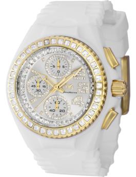 TechnoMarine Cruise TM-121198 Reloj de Mujer - Movimiento de Cuarzo - Acero Inoxidable con Esfera Plateada - 40 mm