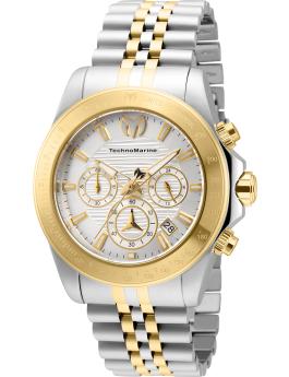TechnoMarine Manta TM-219020 Men's Watch - Quartz Movement - Stainless Steel with Silver Dial - 42 mm