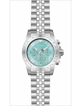 TechnoMarine Manta TM-225011 Reloj de Hombre - Movimiento de Cuarzo - Acero Inoxidable con Esfera Azul - 42 mm