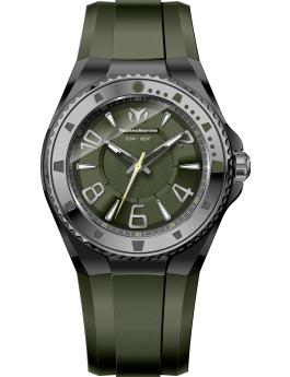 TechnoMarine Lusso Mare TM-225025 Men's Watch - Quartz Movement - Stainless Steel with Green Dial - 44 mm