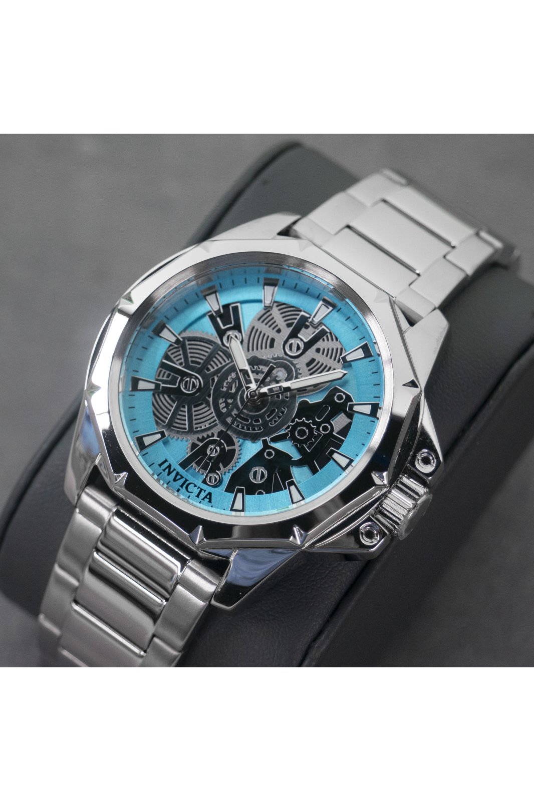 Invicta Objet D Art Men\'s Watch Skeleton Dial Tiffany Blue 50379 Invicta Objet D Art Men main image 4