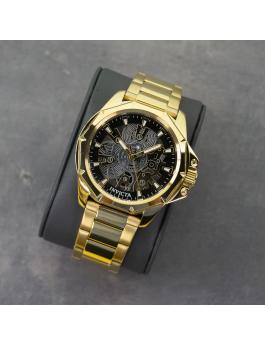 Invicta Objet D Art 50380 Relógio Masculino - Movimento de Quartzo - Aço Inoxidável com Mostrador Preto - 44 mm