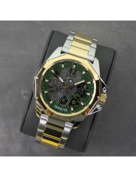 Invicta Objet D Art 50381 Relógio Masculino - Movimento de Quartzo - Aço Inoxidável com Mostrador Verde - 44 mm