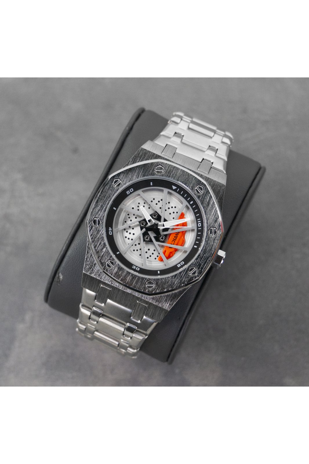 Invicta Speedway 69484 Men's Watch - Quartz Movement - Stainless Steel with Black Dial - 42 mm
