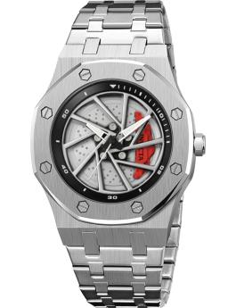 Invicta Speedway 69485 Reloj de Hombre - Movimiento de Cuarzo - Acero Inoxidable con Esfera Negra - 42 mm