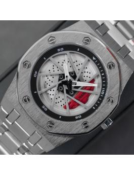 Invicta Speedway 69485 Reloj de Hombre - Movimiento de Cuarzo - Acero Inoxidable con Esfera Negra - 42 mm
