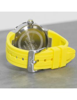 Invicta Racing 49443 Reloj de Hombre - Movimiento de Cuarzo - Acero Inoxidable con Esfera Amarilla - 46 mm