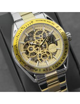 Invicta Objet D Art 69600 Orologio da Uomo - Movimento Automatico - Acciaio Inossidabile con Quadrante Oro - 43 mm