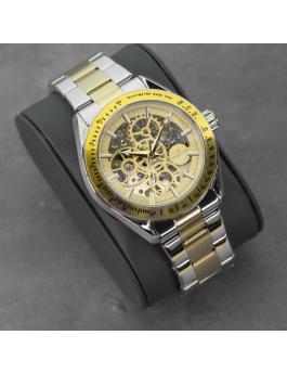 Invicta Objet D Art 69600 Herren Uhr - Automatisches Uhrwerk - Edelstahl mit Gold Zifferblatt - 43 mm
