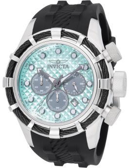 Invicta Bolt 49164 Relógio Masculino - Movimento Quartz - Aço Inoxidável com Mostrador Azul - 50 mm