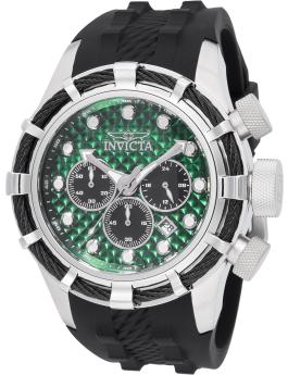 Invicta Bolt 49165 Relógio Masculino - Movimento Quartz - Aço Inoxidável com Mostrador Verde - 50 mm