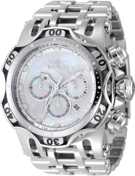 Invicta Fusion 49169 Relógio Masculino - Movimento de Quartzo - Aço Inoxidável com Mostrador de Madreperola - 54 mm