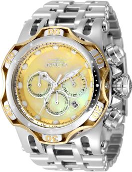 Invicta Fusion 49171 Relógio Masculino - Movimento de Quartzo - Aço Inoxidável com Mostrador Dourado - 54 mm