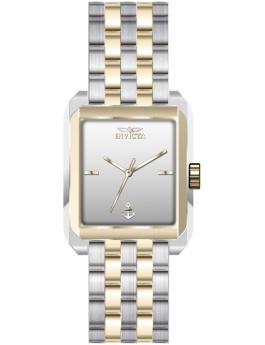 Invicta OCEAN VOYAGE 49979 Dameur - Quartz Urværk - Rustfrit Stål med Sølvskive - 25 mm