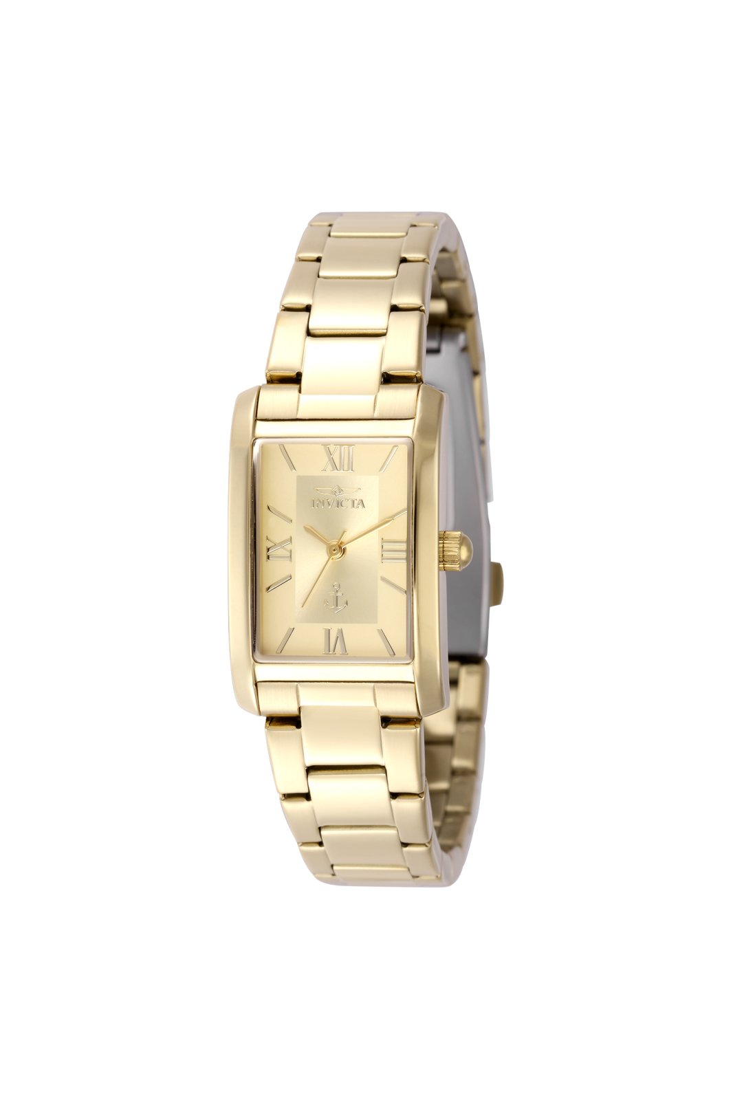 Invicta OCEAN VOYAGE 50002 Damklocka - Kvartsrörelse - Rostfritt Stål med Guld Urskiva - 21 mm