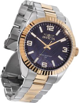 Invicta Specialty 50089 Men's Watch - Quartz Movement - Stainless Steel with Mother Of Pearl Dial - 43 mm